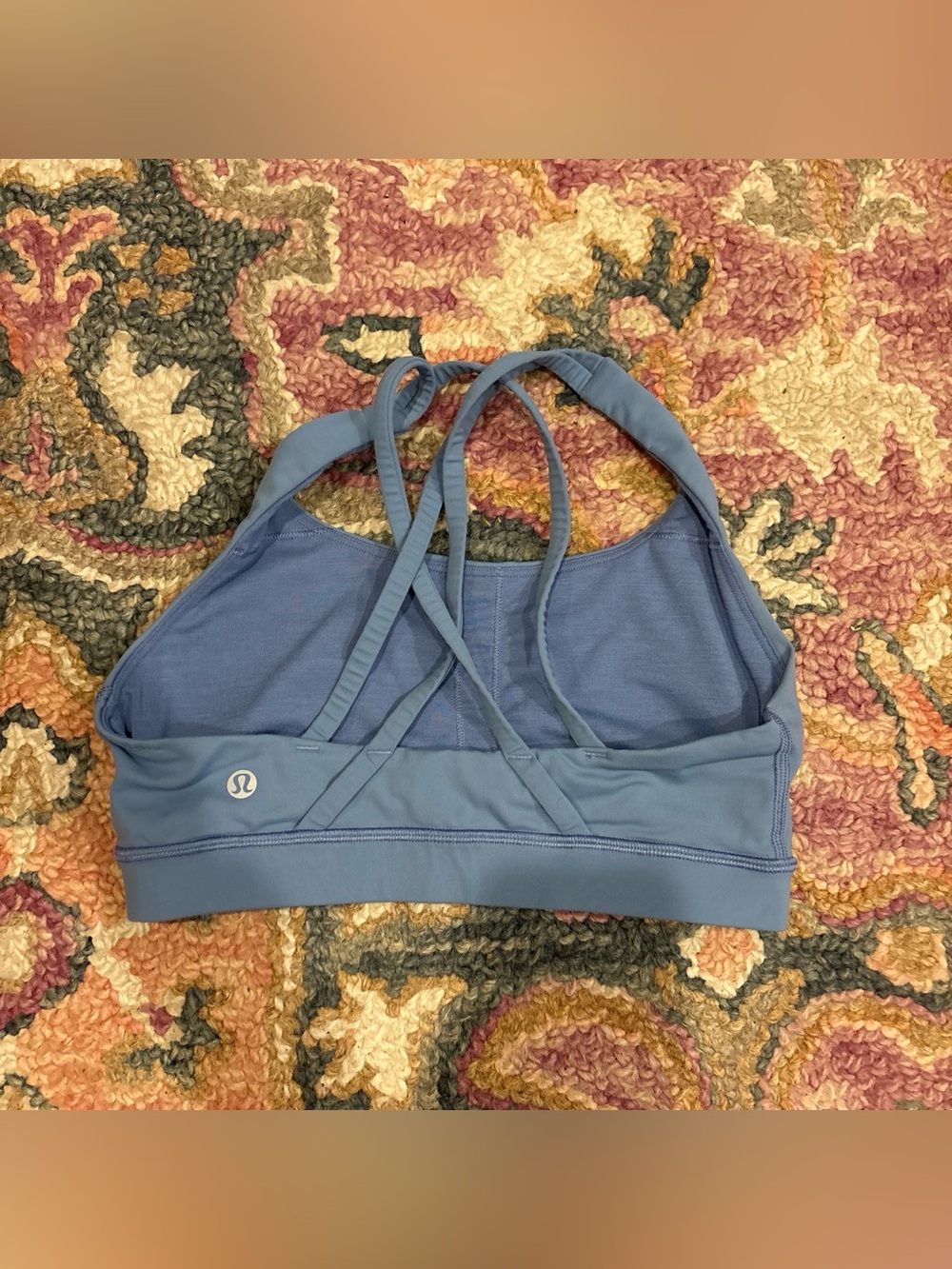 lululemon athletica Prep Blue Strappy Sports Bra